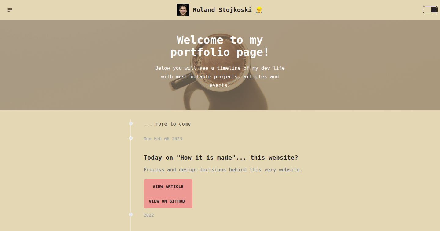 Today on "How it is made"... this website?